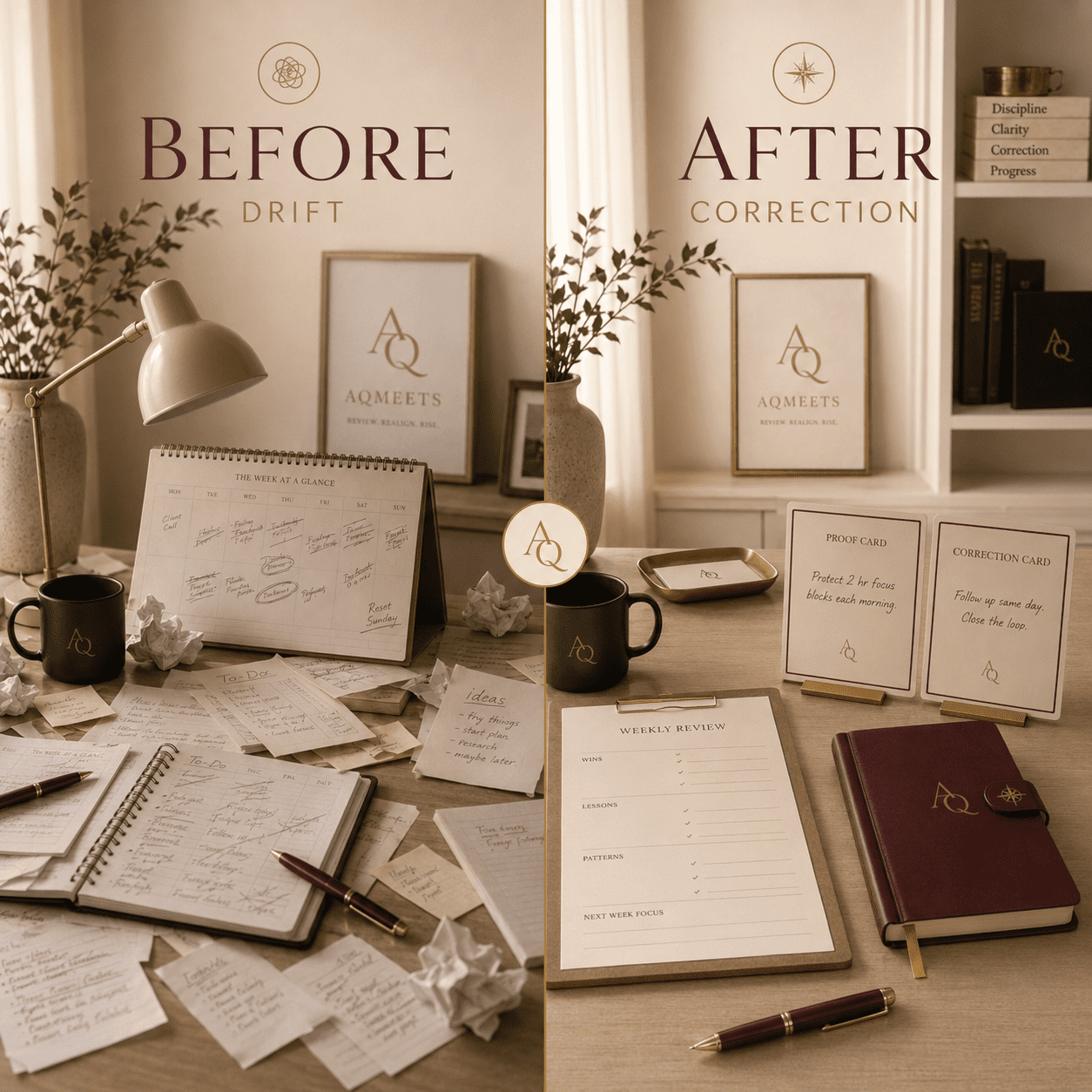 AQMeets reviewed progress before and after