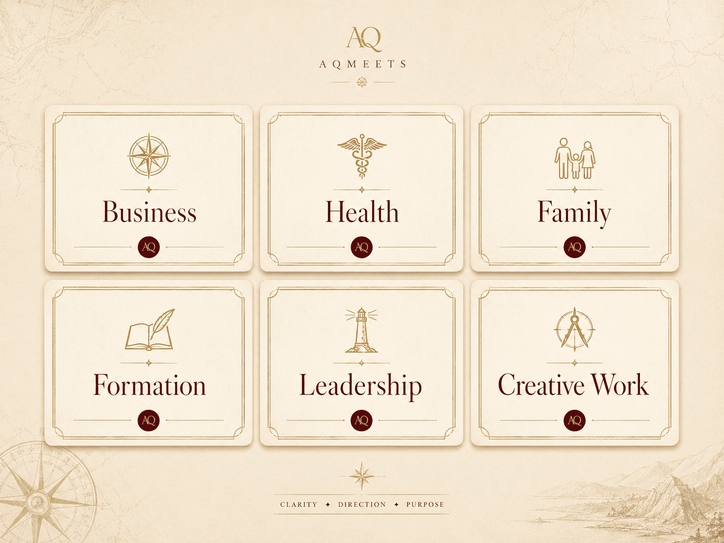 AQMeets use cases cards